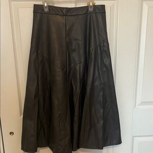 Chic Black A-Line Skirt